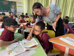 课改不停步，精彩“家常课”——英语科组举行何秋婵老师示范课